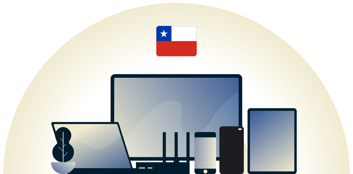 VPN для Чили защищает различные устройства.