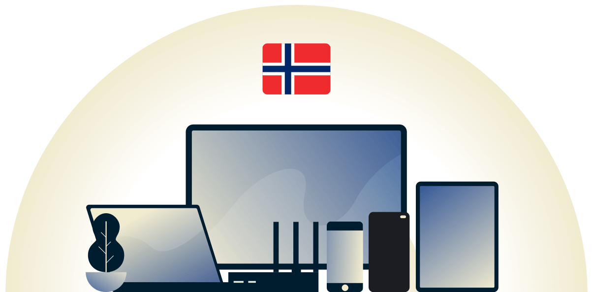 Norway VPN skyddar en mängd olika enheter.
